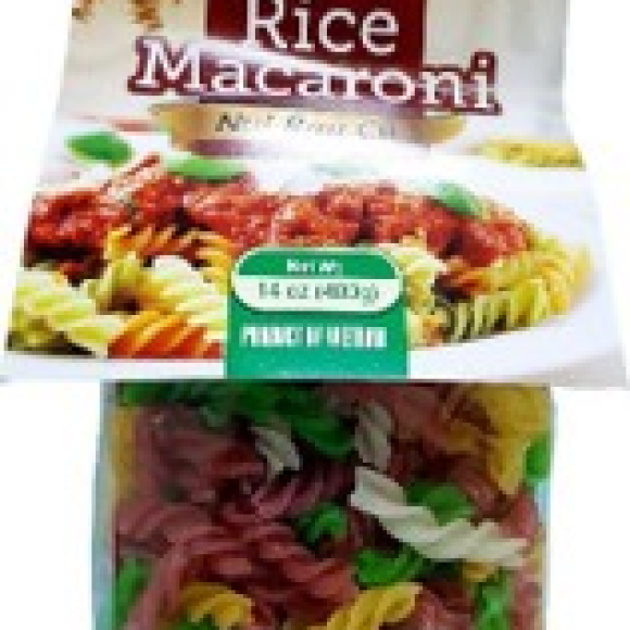VEGETABLES RICE MACARONI TWISTED 20 x 14oz (400g)