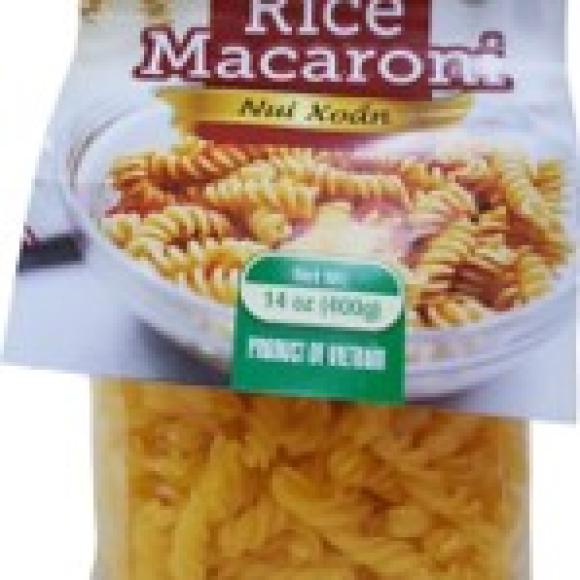 RICE MACARONI TWISTED 20 x 14oz (400g)