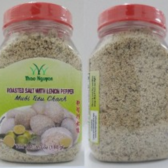 ROASTED SALT WITH LEMON PEPPER 6.3oz (180g)