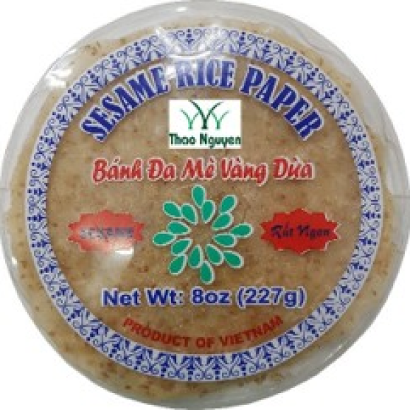 Yellow Sesame Rice Paper 24 X 8oz (227g)